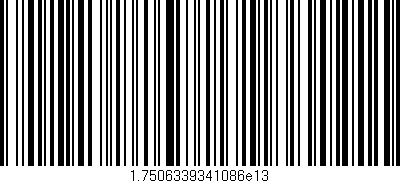 Código de barras (EAN, GTIN, SKU, ISBN): '1.7506339341086E13'