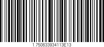 Código de barras (EAN, GTIN, SKU, ISBN): '1.750633934113E13'