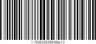 Código de barras (EAN, GTIN, SKU, ISBN): '1.7506339396499e13'