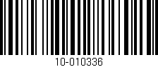 Código de barras (EAN, GTIN, SKU, ISBN): '10-010336'