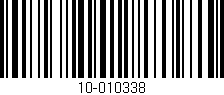 Código de barras (EAN, GTIN, SKU, ISBN): '10-010338'