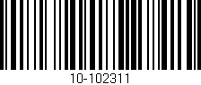 Código de barras (EAN, GTIN, SKU, ISBN): '10-102311'