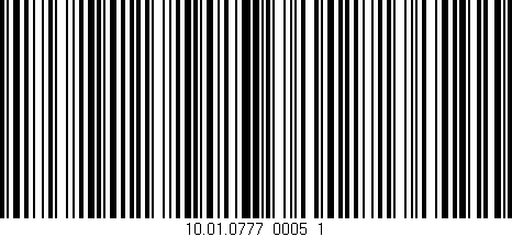 Código de barras (EAN, GTIN, SKU, ISBN): '10.01.0777_0005_1'