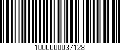 Código de barras (EAN, GTIN, SKU, ISBN): '1000000037128'
