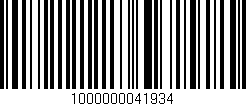 Código de barras (EAN, GTIN, SKU, ISBN): '1000000041934'