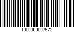 Código de barras (EAN, GTIN, SKU, ISBN): '1000000097573'