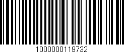Código de barras (EAN, GTIN, SKU, ISBN): '1000000119732'