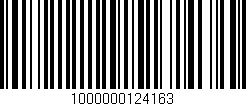 Código de barras (EAN, GTIN, SKU, ISBN): '1000000124163'