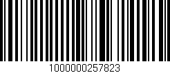 Código de barras (EAN, GTIN, SKU, ISBN): '1000000257823'