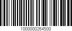Código de barras (EAN, GTIN, SKU, ISBN): '1000000264500'