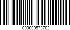 Código de barras (EAN, GTIN, SKU, ISBN): '1000000578782'