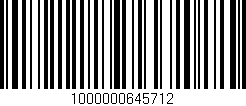 Código de barras (EAN, GTIN, SKU, ISBN): '1000000645712'