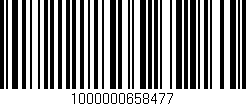 Código de barras (EAN, GTIN, SKU, ISBN): '1000000658477'