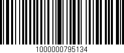 Código de barras (EAN, GTIN, SKU, ISBN): '1000000795134'