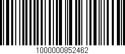 Código de barras (EAN, GTIN, SKU, ISBN): '1000000852462'