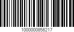 Código de barras (EAN, GTIN, SKU, ISBN): '1000000856217'