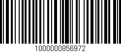 Código de barras (EAN, GTIN, SKU, ISBN): '1000000856972'