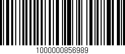 Código de barras (EAN, GTIN, SKU, ISBN): '1000000856989'