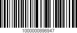 Código de barras (EAN, GTIN, SKU, ISBN): '1000000896947'
