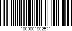 Código de barras (EAN, GTIN, SKU, ISBN): '1000001982571'