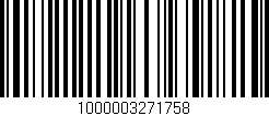 Código de barras (EAN, GTIN, SKU, ISBN): '1000003271758'