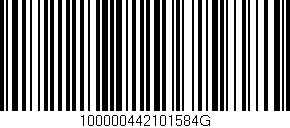 Código de barras (EAN, GTIN, SKU, ISBN): '100000442101584G'