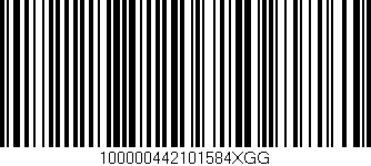 Código de barras (EAN, GTIN, SKU, ISBN): '100000442101584XGG'