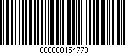 Código de barras (EAN, GTIN, SKU, ISBN): '1000008154773'