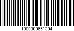 Código de barras (EAN, GTIN, SKU, ISBN): '1000009651394'