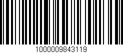 Código de barras (EAN, GTIN, SKU, ISBN): '1000009843119'