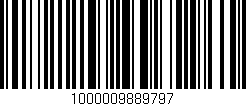 Código de barras (EAN, GTIN, SKU, ISBN): '1000009889797'