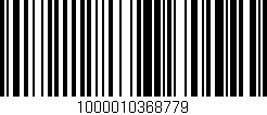Código de barras (EAN, GTIN, SKU, ISBN): '1000010368779'