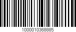 Código de barras (EAN, GTIN, SKU, ISBN): '1000010368885'