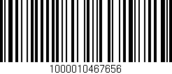 Código de barras (EAN, GTIN, SKU, ISBN): '1000010467656'