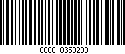 Código de barras (EAN, GTIN, SKU, ISBN): '1000010653233'