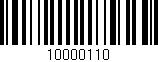 Código de barras (EAN, GTIN, SKU, ISBN): '10000110'