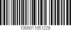 Código de barras (EAN, GTIN, SKU, ISBN): '1000011051229'