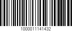 Código de barras (EAN, GTIN, SKU, ISBN): '1000011141432'