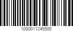Código de barras (EAN, GTIN, SKU, ISBN): '1000011245505'