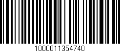 Código de barras (EAN, GTIN, SKU, ISBN): '1000011354740'