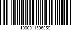 Código de barras (EAN, GTIN, SKU, ISBN): '1000011586059'