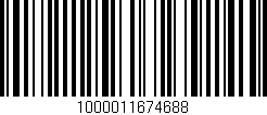 Código de barras (EAN, GTIN, SKU, ISBN): '1000011674688'