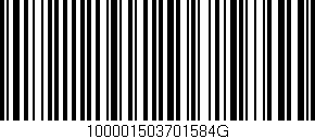 Código de barras (EAN, GTIN, SKU, ISBN): '100001503701584G'