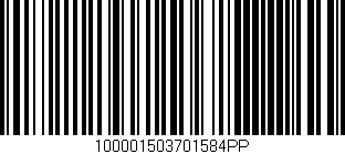 Código de barras (EAN, GTIN, SKU, ISBN): '100001503701584PP'