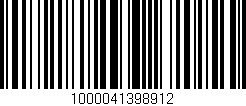 Código de barras (EAN, GTIN, SKU, ISBN): '1000041398912'