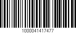 Código de barras (EAN, GTIN, SKU, ISBN): '1000041417477'