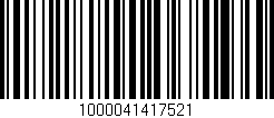 Código de barras (EAN, GTIN, SKU, ISBN): '1000041417521'
