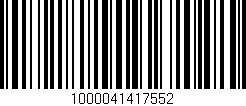 Código de barras (EAN, GTIN, SKU, ISBN): '1000041417552'