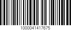 Código de barras (EAN, GTIN, SKU, ISBN): '1000041417675'
