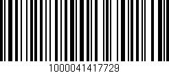 Código de barras (EAN, GTIN, SKU, ISBN): '1000041417729'